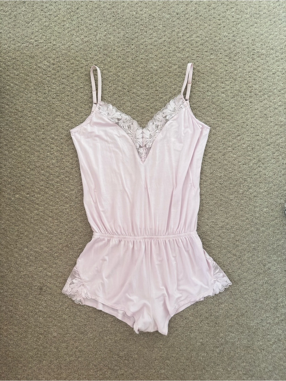 Eberjey Light Pink/Violet Sleep Romper